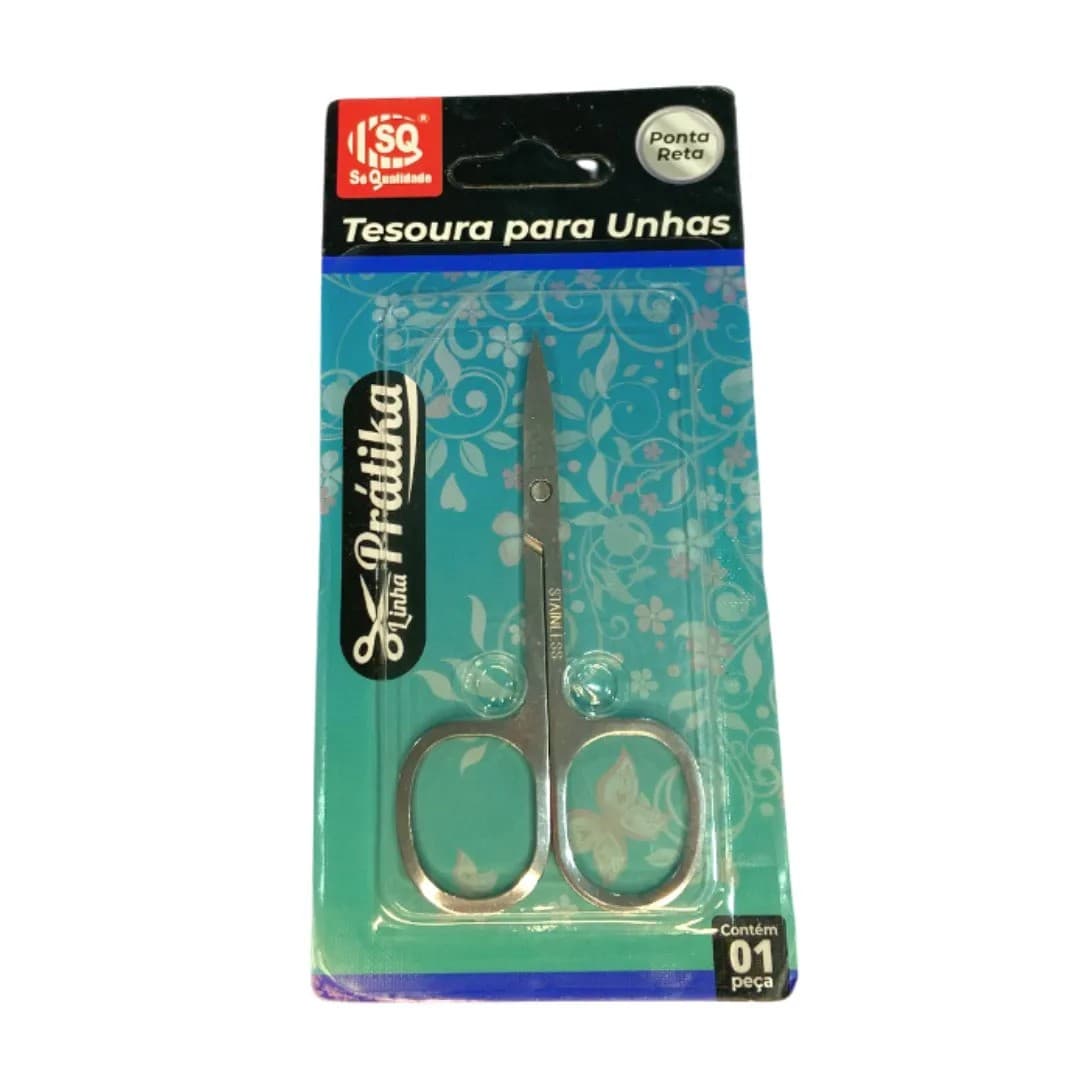 TESOURA METAL SQ PONTA RETA 2125