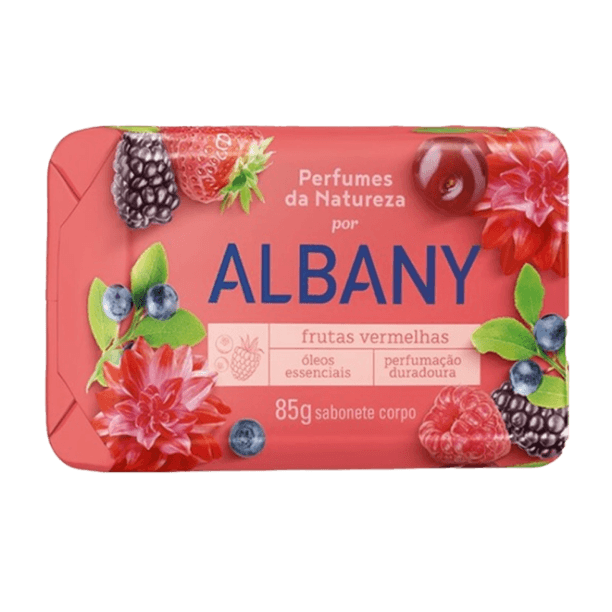 SAB ALBANY PERF NATUREZA 85G FRUTAS VERMELHAS